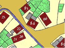 Der Lageplan zum Haus Nr. 84 in Altenbreitungen